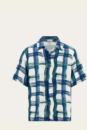 Salvatore Ferragamo Camisa deportiva Azul