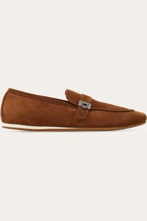 Salvatore Ferragamo Mocasines con hebilla Hug Marrón Talla 39.5