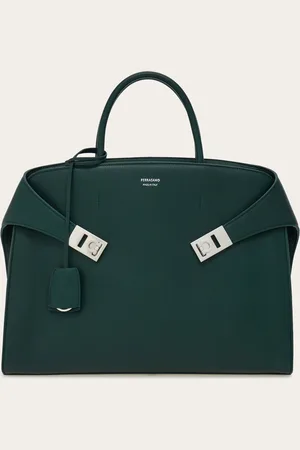 Salvatore Ferragamo Bolso de trabajo Hug Verde