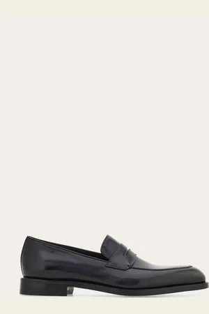 Salvatore Ferragamo Mocasines penny Tramezza Azul Talla 40