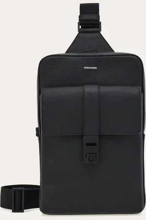 Salvatore Ferragamo Mochila de un hombro Negro