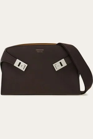 Salvatore Ferragamo Bolso messenger Hug Marrón