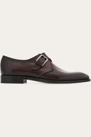 Salvatore Ferragamo Single monk Rojo Talla 39