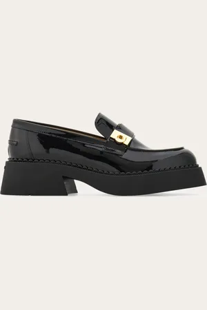 Salvatore Ferragamo Mocasines bold hebilla Hug Negro Talla 35
