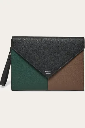 Salvatore Ferragamo Porta documentos Negro