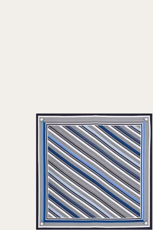 Salvatore Ferragamo Pañuelo de bolsillo Azul