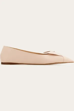 Salvatore Ferragamo Bailarinas con lazo Rosa Talla 35
