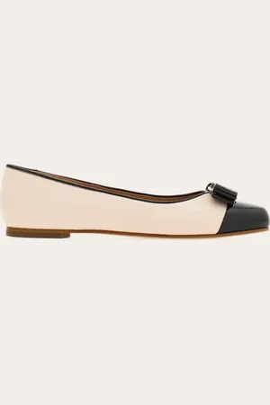 Salvatore Ferragamo Bailarinas Varina bicolor Rosa Talla 36.5