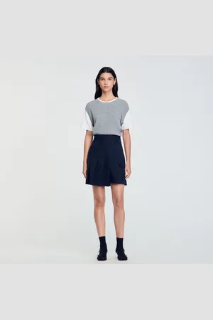 Sandro Jersey de punto de dos materiales