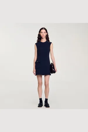 Sandro Vestido corto con botones