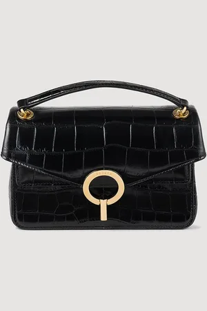 Sandro Bolso Yza cuero relieve efecto cocodrilo