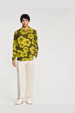 Sandro Camisa fluida con flores estampadas