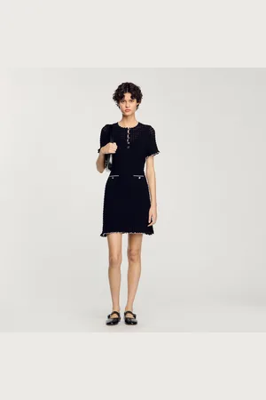 Sandro Vestido corto de punto