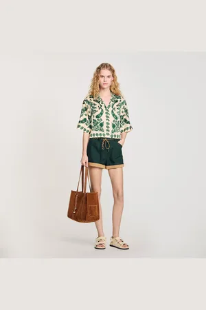 Sandro Camisa con estampado floral