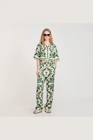 Sandro Pantalón con estampado floral