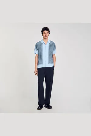 Sandro Camisa estampada de manga corta
