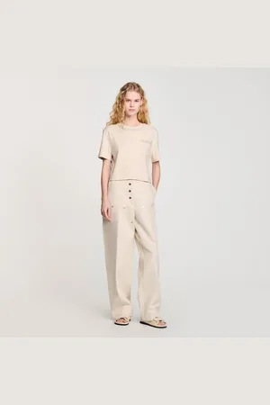 Sandro Camiseta con detalles de strass