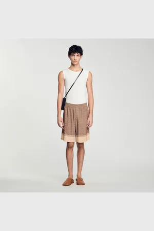Sandro Bermuda fluida estampada
