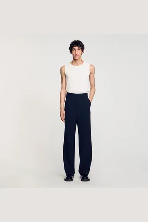 Sandro Pantalón de traje de lana
