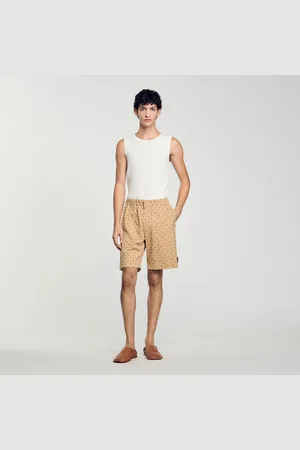 Sandro Pantalón corto jacquard Square Cross