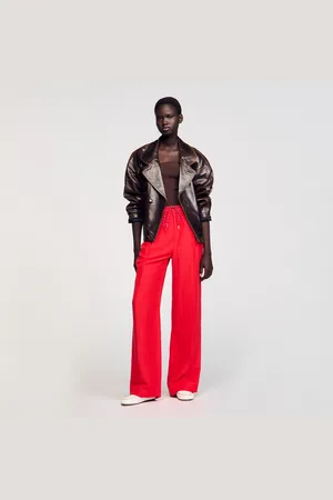 Sandro Pantalones con cinturón tipo cordón