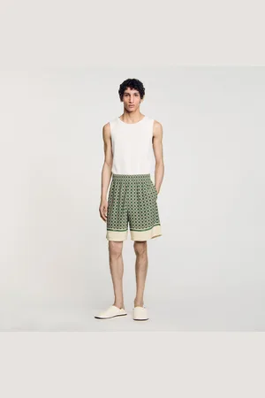 Sandro Bermuda fluida estampada