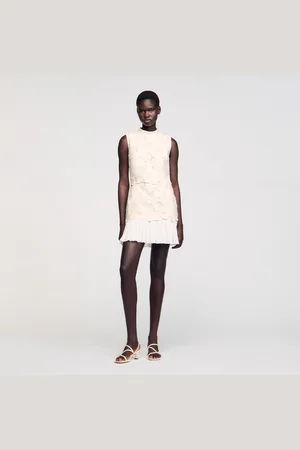 Sandro Vestido corto de guipur