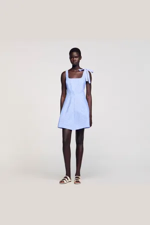 Sandro Vestido corto a rayas