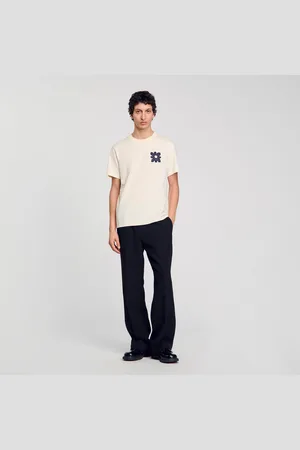 Sandro Camiseta con detalle de flor