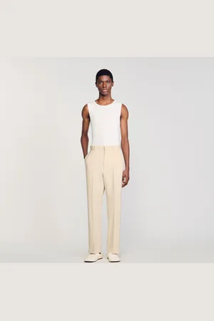 Sandro Pantalón de traje de lana