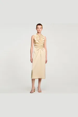 Sandro Vestido midi con strass