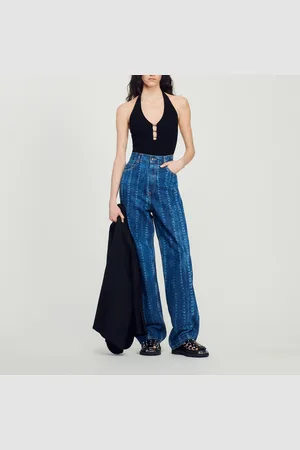 Sandro Body de punto con detalle joya
