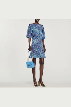 Sandro Vestido corto con estampado floral