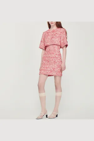 Sandro Vestido de tweed