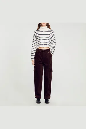 Sandro Pantalón cargo de terciopelo