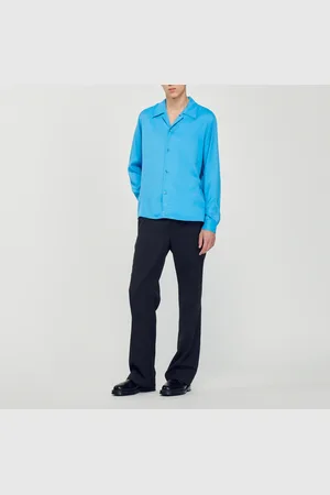 Sandro Camisa fluida de cuello estilo tiburón