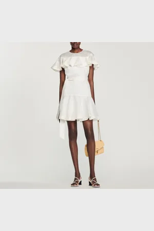 Sandro Vestido corto con volante