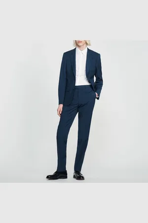 Sandro Pantalón de traje de lana stretch
