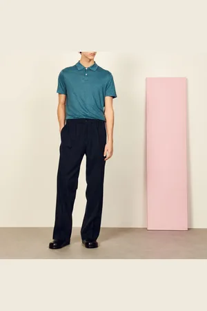 Sandro Pantalón ancho de algodón orgánico