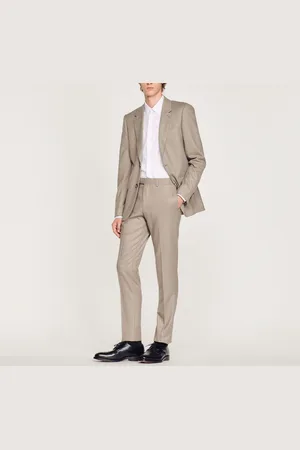 Sandro Pantalón de traje de franela