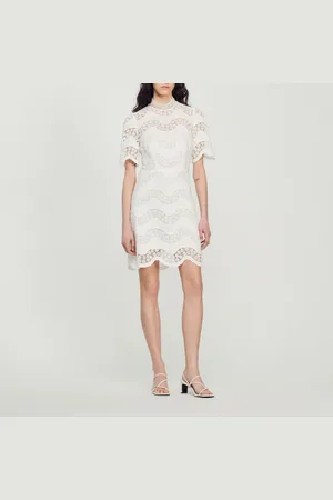 Sandro Vestido corto de guipur