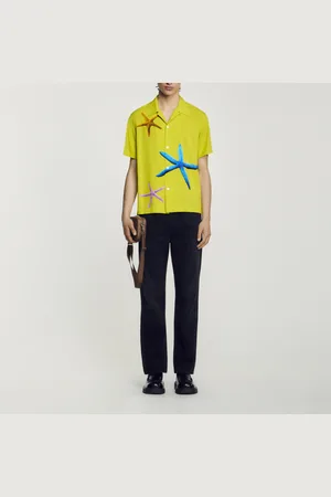 Sandro Camisa con estampado estrellas de mar