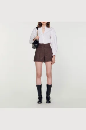 Sandro Shorts de pata de gallo