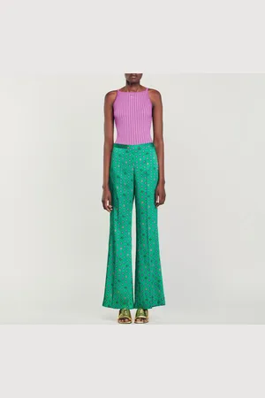 Sandro Pantalón fluido estampado