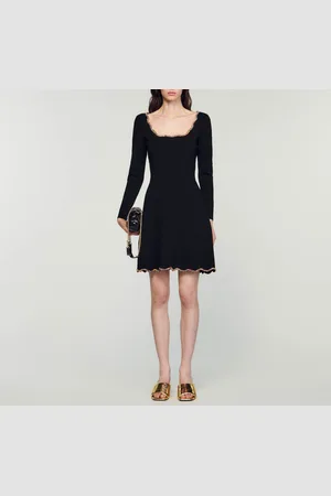 Sandro Vestido corto de terciopelo