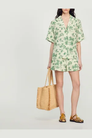 Sandro Camisa ancha estampada
