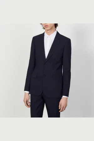 Sandro Chaqueta de traje de lana virgen