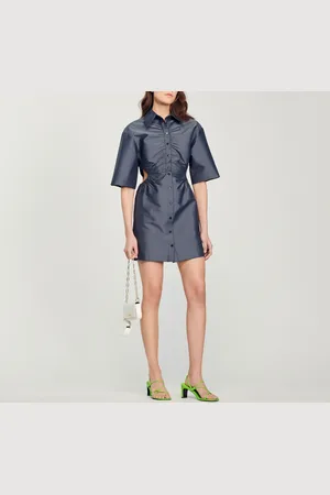 Sandro Vestido camisero corto