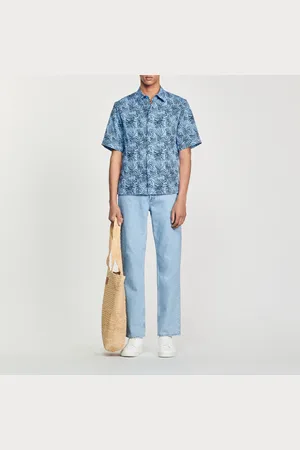 Sandro Camisa oversize estampada