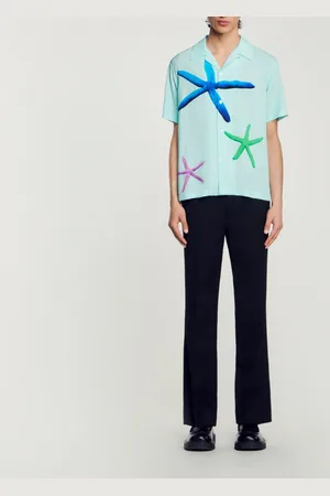 Sandro Camisa con estampado de estrellas de mar